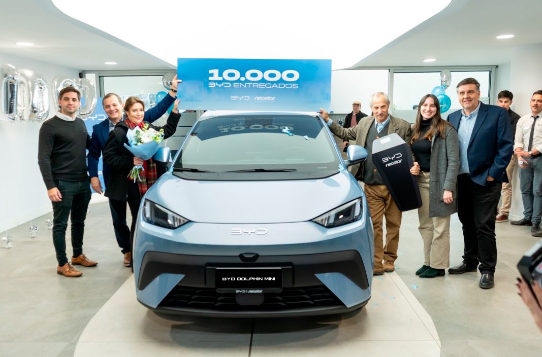 BYD alcanzó las 10.000 unidades vendidas en Argentina: el modelo que marcó el hito