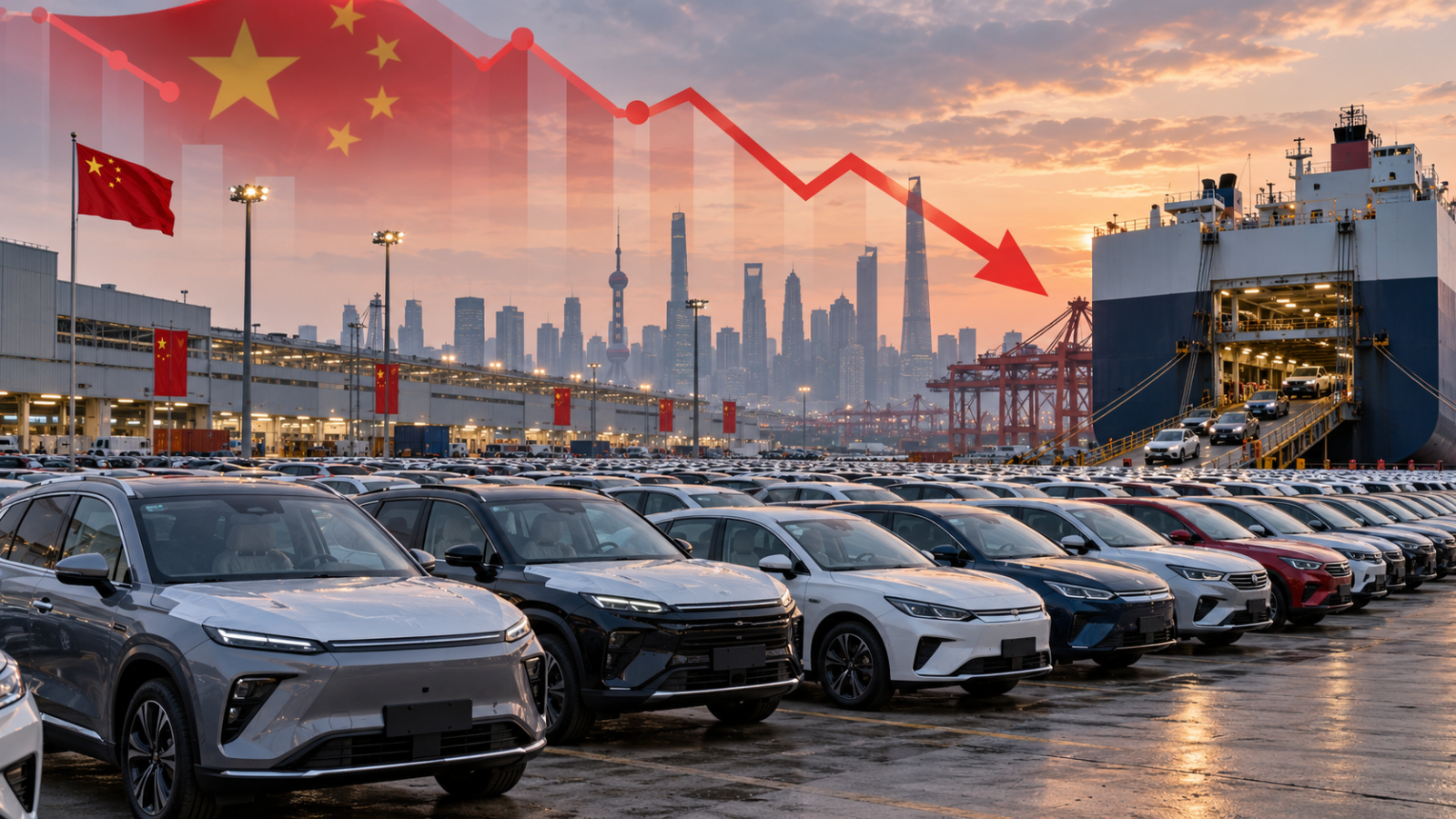 China: las ventas de autos caerían 20% en 2026