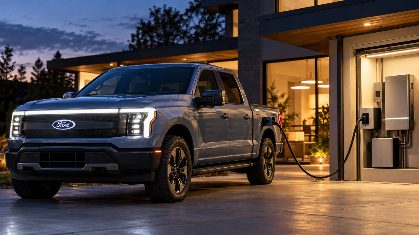 Ford prepara una pickup eléctrica que puede darle energía a una casa