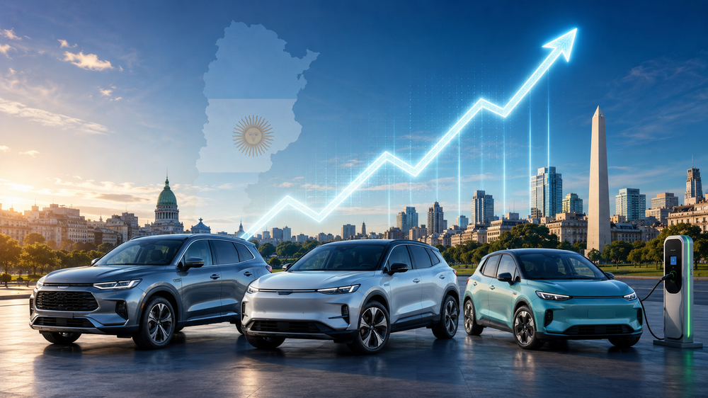 Los autos híbridos y eléctricos se cuadruplicaron en Argentina