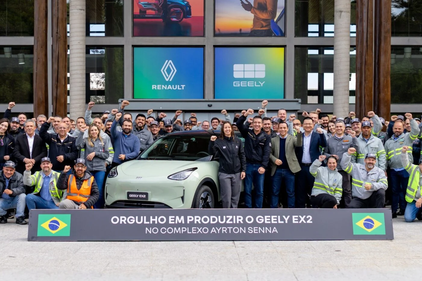 Renault y Geely producirán el eléctrico EX2 en Brasil